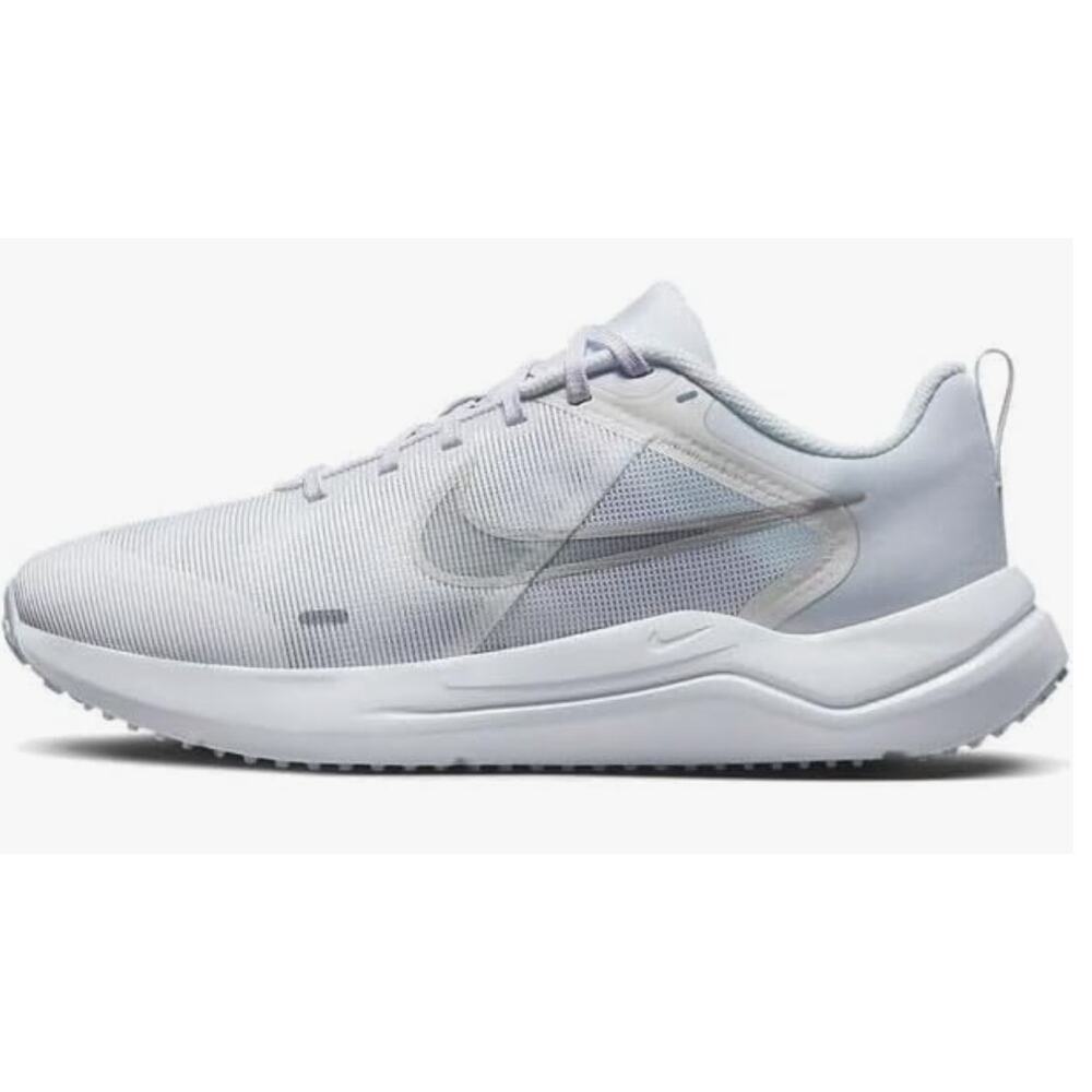 Nike - Downshifter 12, Men's Sneaker, White Pure White Platinum, 9 US